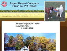 Tablet Screenshot of airportkennelco.com